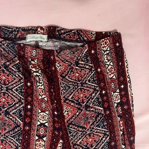 Flare Bell bottom printed pants